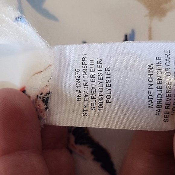 DR2 Sheer 3/4 Sleeve Top sz L - Picture 7 of 9